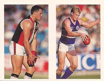 1993 Select AFL Stickers #9 Tony Lockett / Scott Wynd Front